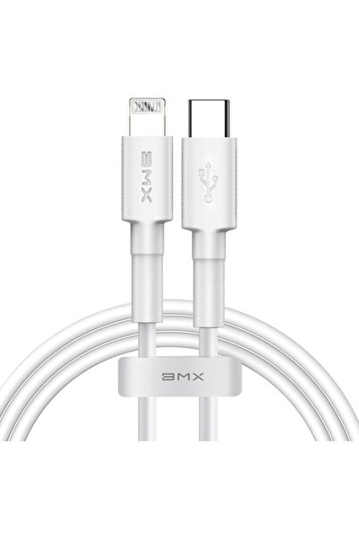 Baseus Καλώδιο USB BMX Mini MFI CATLSW-A02, 18W, τύπου Lightning 1.2μ, Λευκό