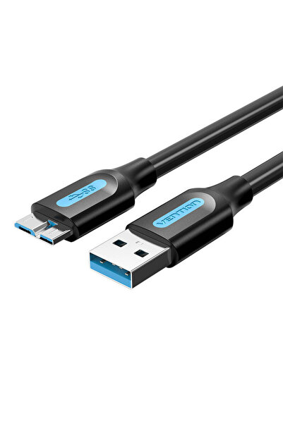 Vention USB 3.0 A male to Micro-B male cable COPBI 3m black PVC