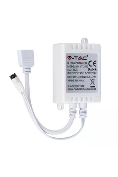 V-TAC RGB LED КОНТРОЛЕР С 24 БУТОНА