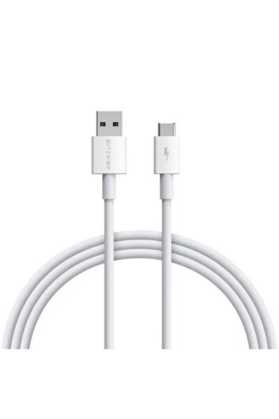 BlitzWolf USB кабел тип C BW-TC18, Huawei SuperCharge, QC3.0, 5A, 40W, 0.9м