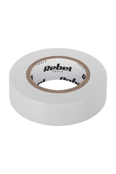 Rebel Изолационна лента 0.13X19X10YD бяла