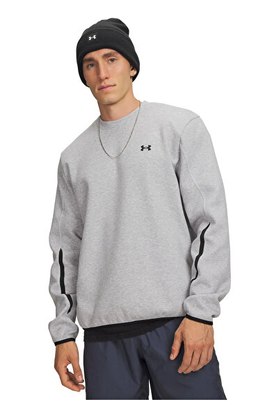 Under Armour 6013430-011 Ua Unstoppable Flc Crew Gri Erkek Sweatshirt