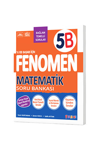 Fenomen Yayıncılık 5 MATEMATIK (B) SORU BANKASI