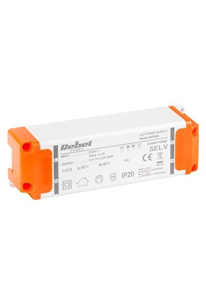 Rebel ΤΡΟΦΟΔΟΤΙΚΟ ΤΑΙΝΙΑΣ LED 12V 2.5A