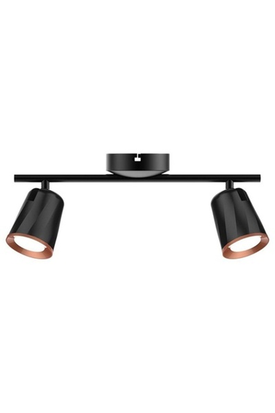 V-TAC LAMPA LED MONTAJ PERETE 2X6W 4000K ALB NEUTRU - NEGRU
