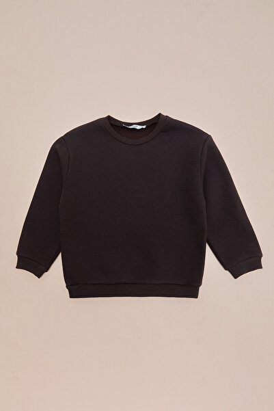 Fulla Moda 3 Thread Basic Unisex Kids Sweatshirt