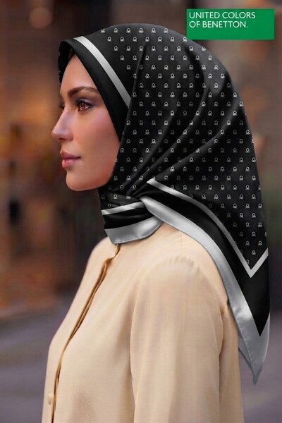 United Colors of Benetton SIENA DESENLİ EŞARP -1033-90*90