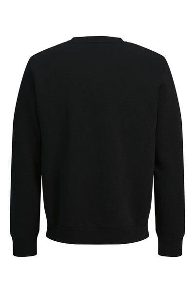 Jack & Jones Jjmunk Sweat Crew Neck Sn Siyah Erkek Sweatshirt 12298431