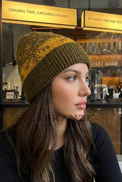 LAGRANZE Snowflake Patterned Unisex Knitwear Beanie