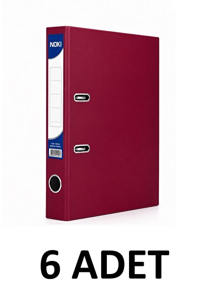 Noki 6 Pieces Narrow Plastic Folder A4 Folder
