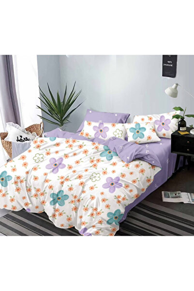 Pucioasa Set Lenjerie Pat Matrimonial, Finet Pucioasa, 4 Piese, Cearceaf Pat ...