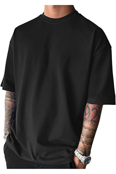 GENERAL Trendy Oversized Workout T-Shirt Short Sleeve Slim Crew Neck Lightwei...