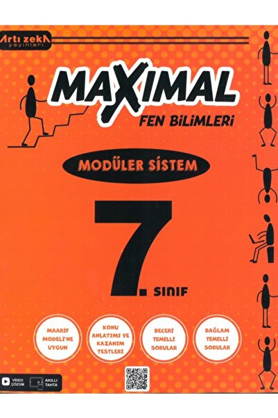 Artı Zeka Yayınları MAXİMAL 7. SINIF FEN BİLİMLERİ MODÜLER SİSTEM (7 MODÜL)