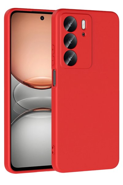 New Face ZNGZRMLL Realme C75 4G First Silikon (185049) - أحمر