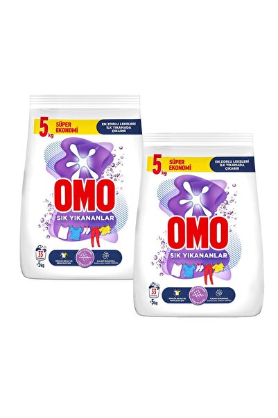 Omo Sık Yıkanlar 5 kg Çamaşır Deterjanı 2 li