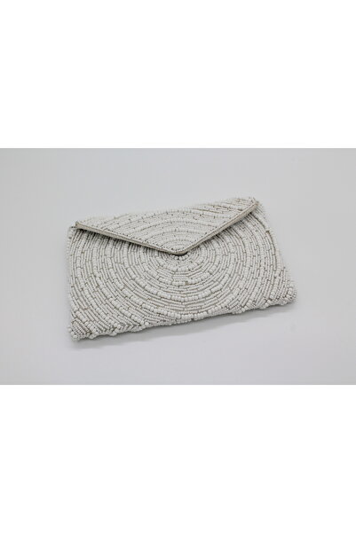 saves EL İŞÇİLİĞİ BONCUK İŞLEMELİ ZARF/CLUTCH ABİYE ÇANTA
