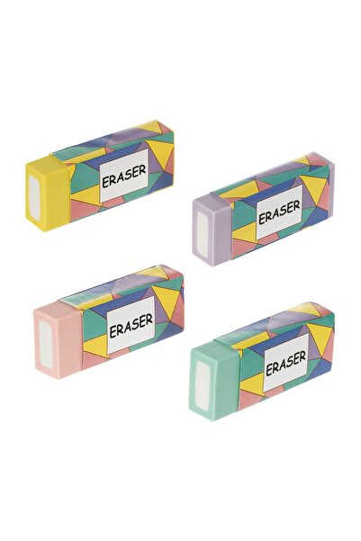 OEM Set radiere albe pentru creioane grafit, 4 bucăți – corectare curată și r...