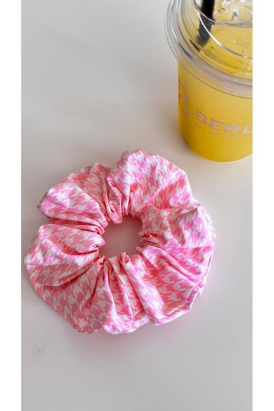 YOYYO Elastic Buckle 3-Piece Floral Bun Buckle Women's Cotton Pinterest Model