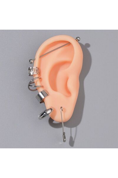 dorbe Women's Silver Earring Set