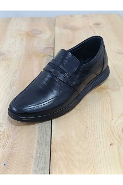 LİCCAS Men's Summer Sporty Shoes Genuine Leather Faylon Sole Without Laces