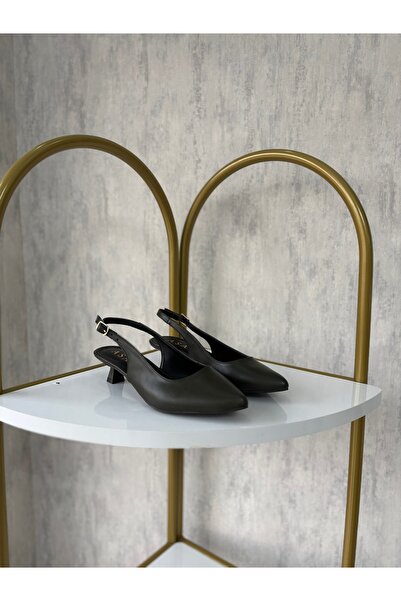 ASAL ayakkabıcılık Simple 3 cm Skin Leather High Heels