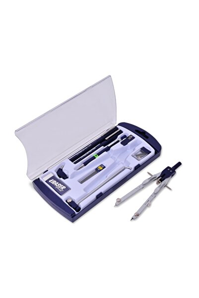 OEM Set instrumente geometrie pentru școală, 10 bucăți/piese, 0.5mm – compas,...