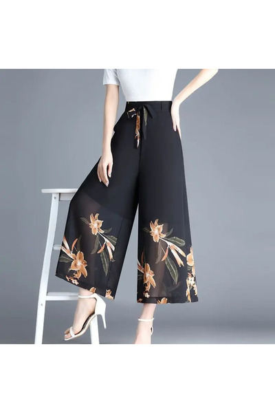 dorbe Women's Floral Wide-Leg Trousers