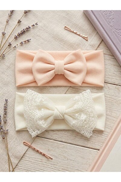 Bebila Baby Baby Girl Bandana Set of 2 Mevlütlük Photo Shoot Gift Hair Band N...
