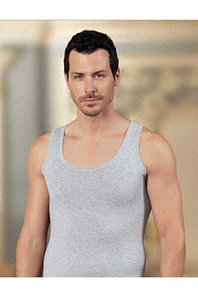 Zulu Ticaret Tutku-Thick Strap U-Neck Sports Cut Men's Athlete Shirt Me029