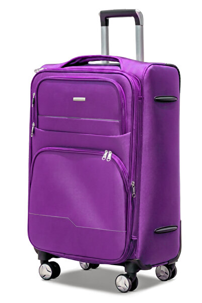 ZAAPPY Prestige Premium Nylon Expandable Medium Checked 24 Inch (20-25kg) Lug...