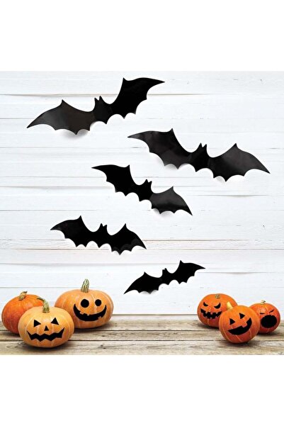 Jumbo Liliaci decorativi 3D pentru petrecerea de Halloween, 9 cm - 12 bucăți