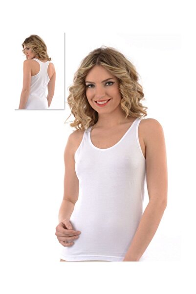 Zulu Ticaret Tutku-Women's 6-Pack Lycra Sports Undershirts White