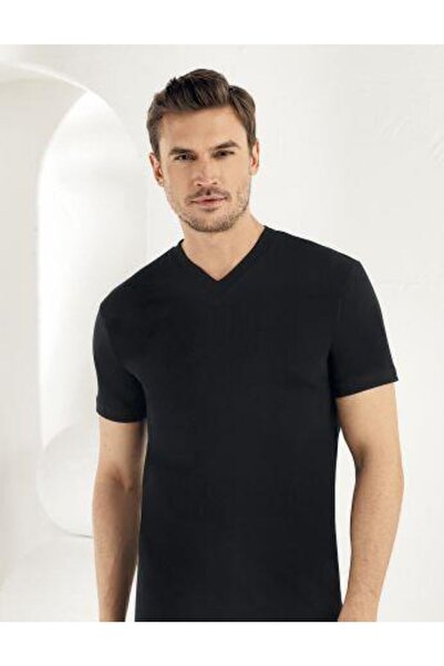 Zulu Ticaret Pack of 6 Men's V-Neck Short Sleeve Undershirt Undershirt New Se...