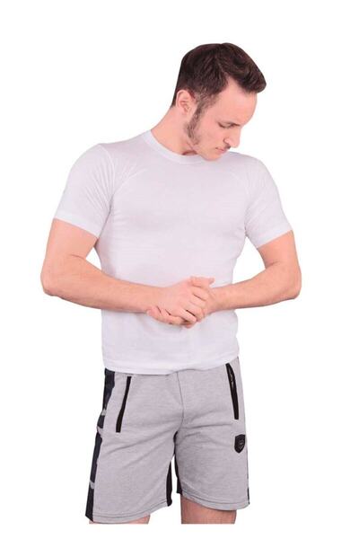 Zulu Ticaret Tutku Crew Neck Undershirt 105 | White