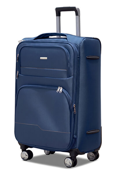 ZAAPPY Prestige Premium Nylon Expandable Medium Checked 24 Inch (20-25kg) Lug...