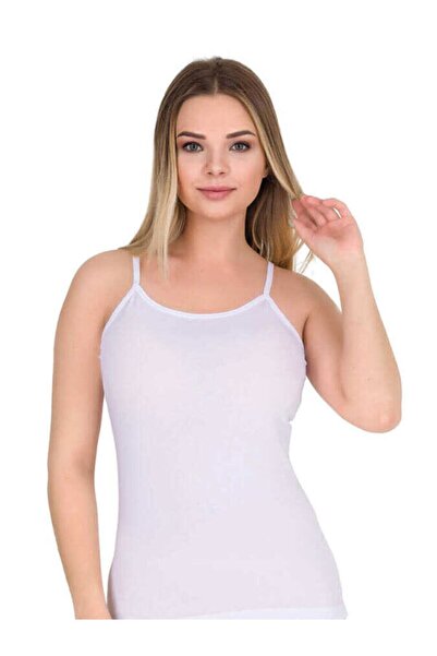 Zulu Ticaret Women's String Strap Athlete with Elastane Piping