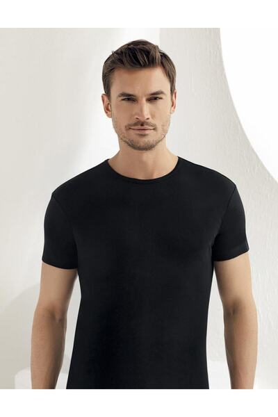 Zulu Ticaret تي شيرت توتكو بأكمام قصيرة وياقة دائرية - E025