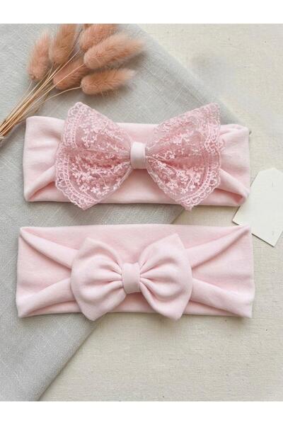Bebila Baby Baby Girl Bandana Set of 2 Mevlütlük Photo Shoot Gift Hair Band N...