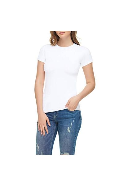 Zulu Ticaret Elt2202 Elite Elastane Half Sleeve 3 Pieces White