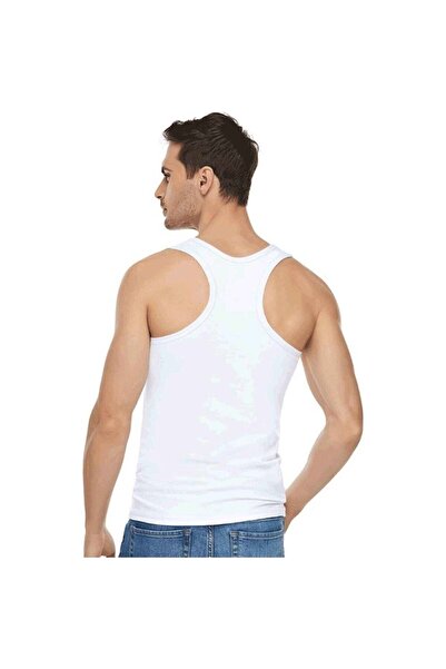 Zulu Ticaret Tutku-Elit Men's Elast Sports Singlet 12 Pieces