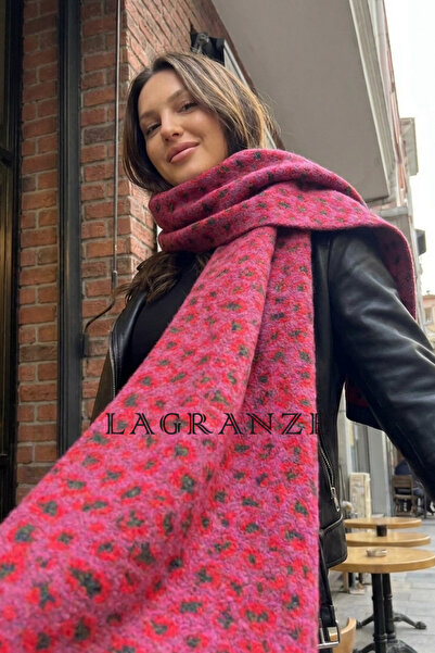 LAGRANZE Leopard Patterned Women's Scarf