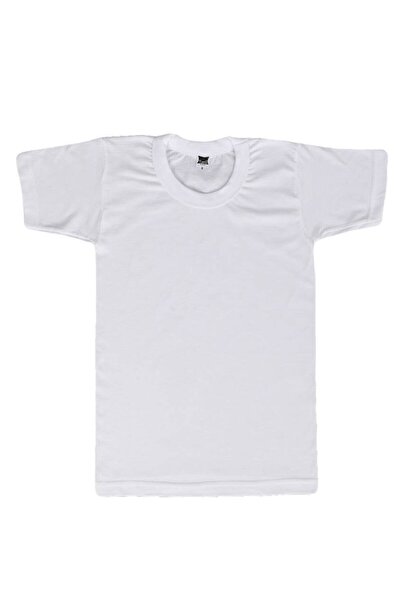 Zulu Ticaret Tutku-Child Crew Neck Undershirt 128 |   White