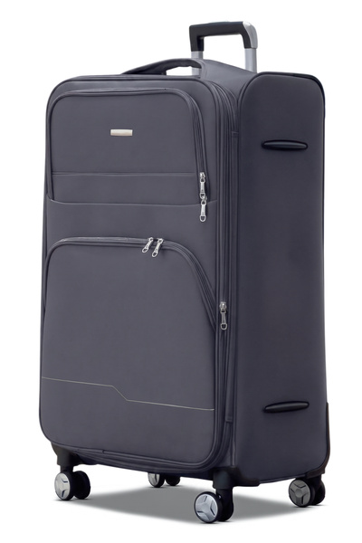 ZAAPPY Prestige Premium Nylon Expandable Large Checked 28 Inch (30-35kg) Lugg...