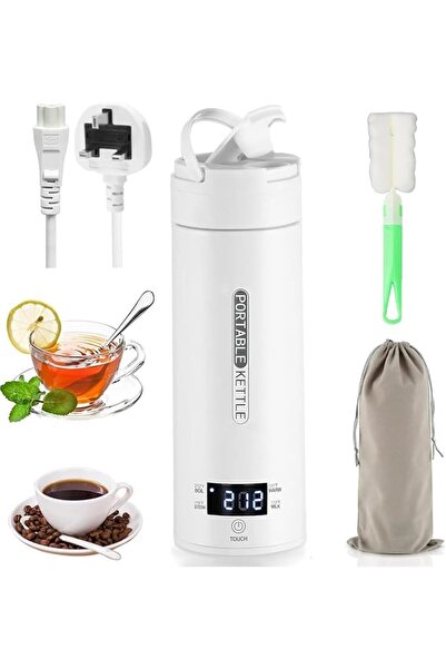 GENERAL Electric Travel Kettle 316 Stainless Steel Portable Electric Heating ...