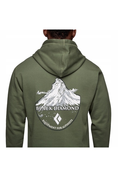 Black Diamond Stoneworks BLACK DIAMOND BLUZĂ BĂRBĂTESCĂ CU EMBLEMĂ MONTANĂ MĂ...
