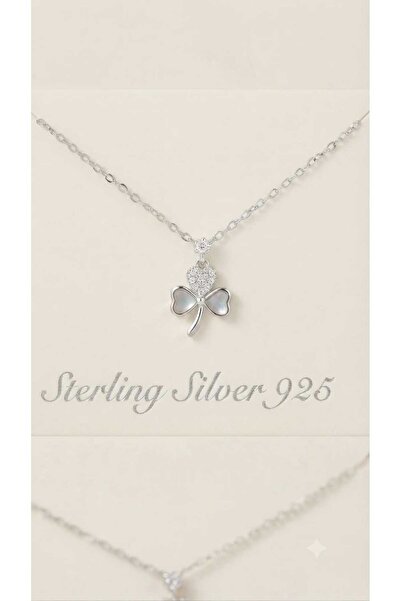 Papatya Silver 925 Ayar Gümüş Kararmaz Özel Tasarım Sedefli Kadın Kolye Çeşitleri
