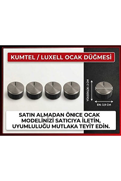 KUMTEL Luxell Luxor Ocak Duğmesi