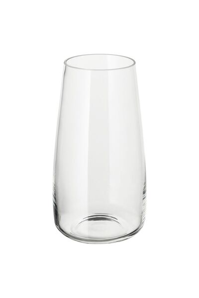 IKEA Modern Beyaz Cam Vazo 30 cm - Dekoratif Ev & Ofis