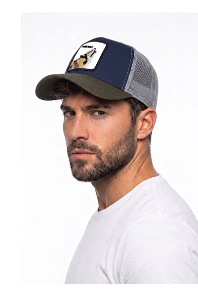 STELLA VESTİNO Animal Figured Mesh Trucker Hat - Summer Sports Cap