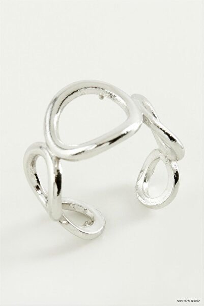ZERO LAND Spt-Gld Ring Metal Ring (11159) Silver Color
